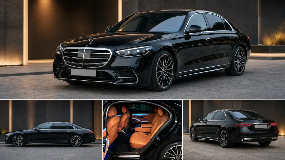 Mercedes-Benz S-Class chauffeured flagship limousine UAE