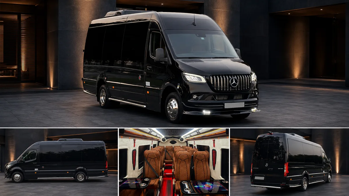 Mercedes-Benz Sprinter chauffeured group tourer UAE
